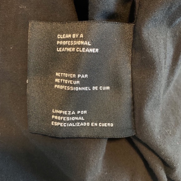 Michel Kors Leather Mixed Media Motorcycle Jacket NWOT - Picture 7 of 16